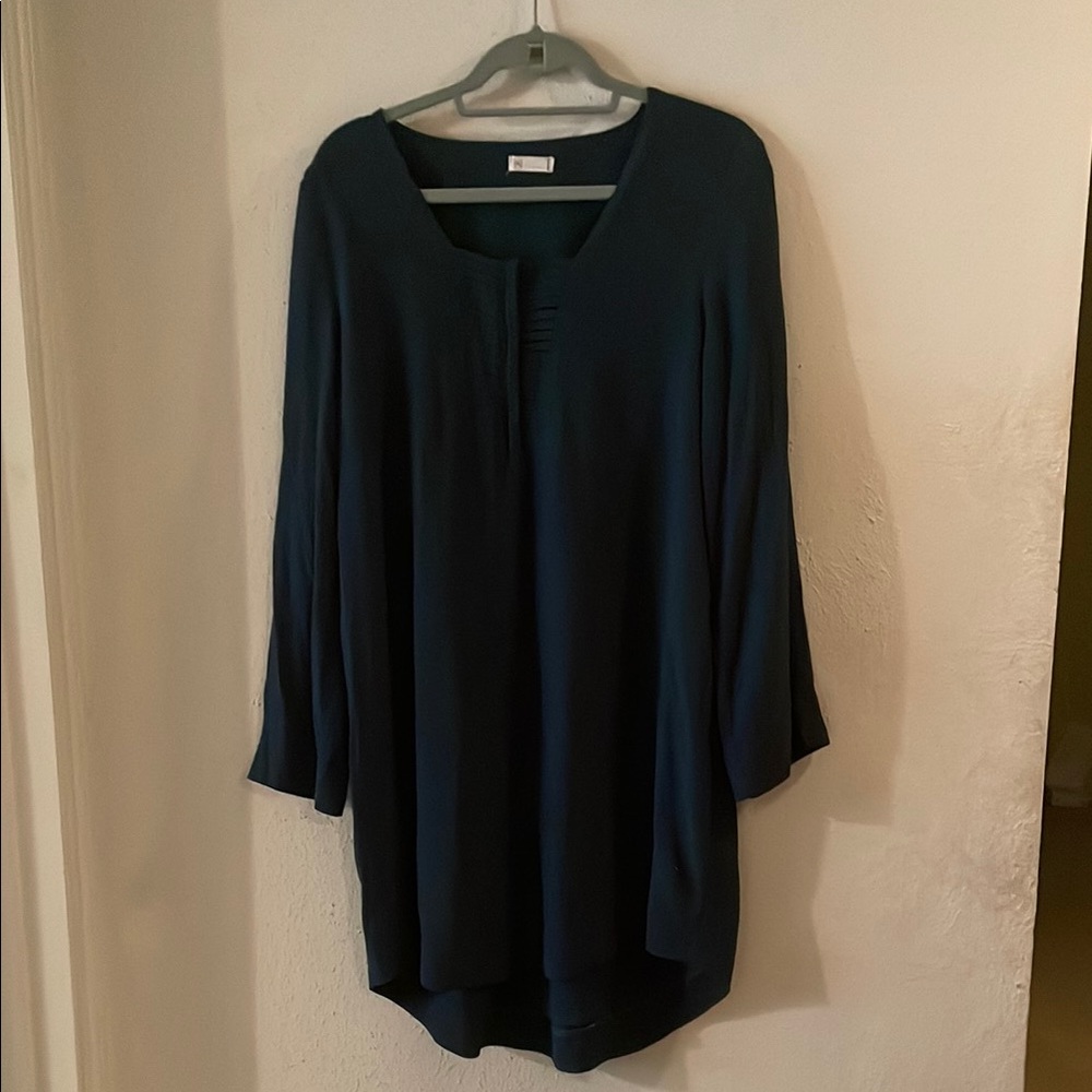 Elegant Dress.  Dark Green Women's Shift Dress